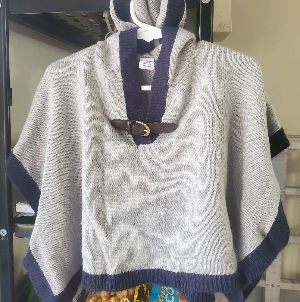 Janie and Jack Poncho size 18 to 24 mo
